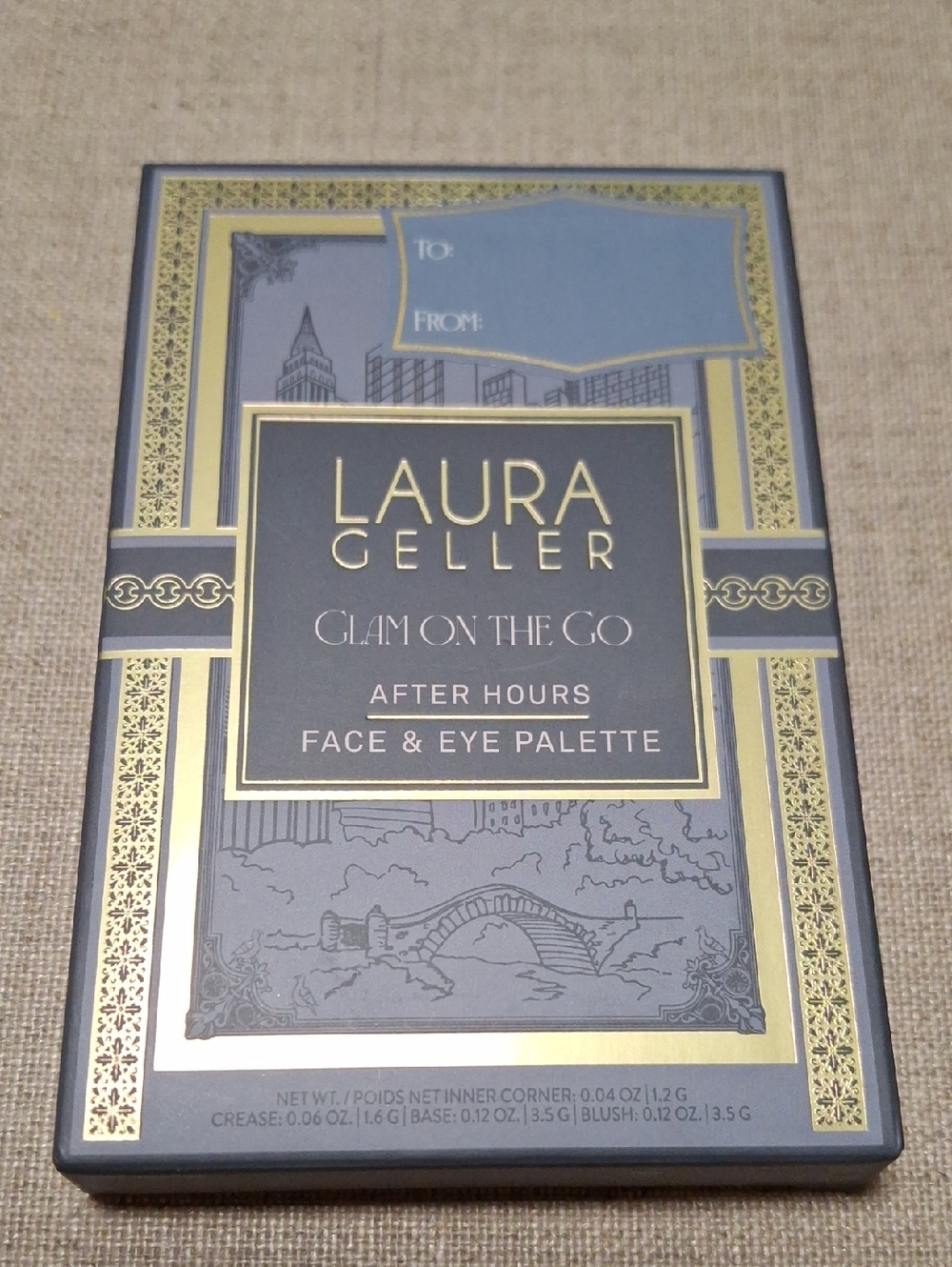 New Laura Geller Glam On The Go After Hours  Face & Eye Palette